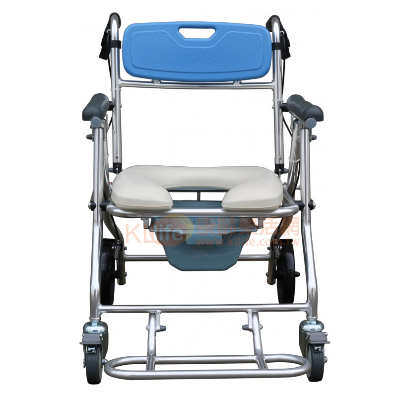 107-WS 鋁製可收附輪便器椅